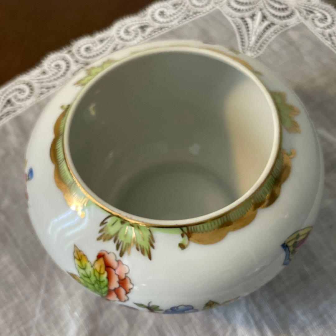 【レア】開窯125周年　ヘレンド　ボンボニエ―ル　ヴィクトリア　ブーケ