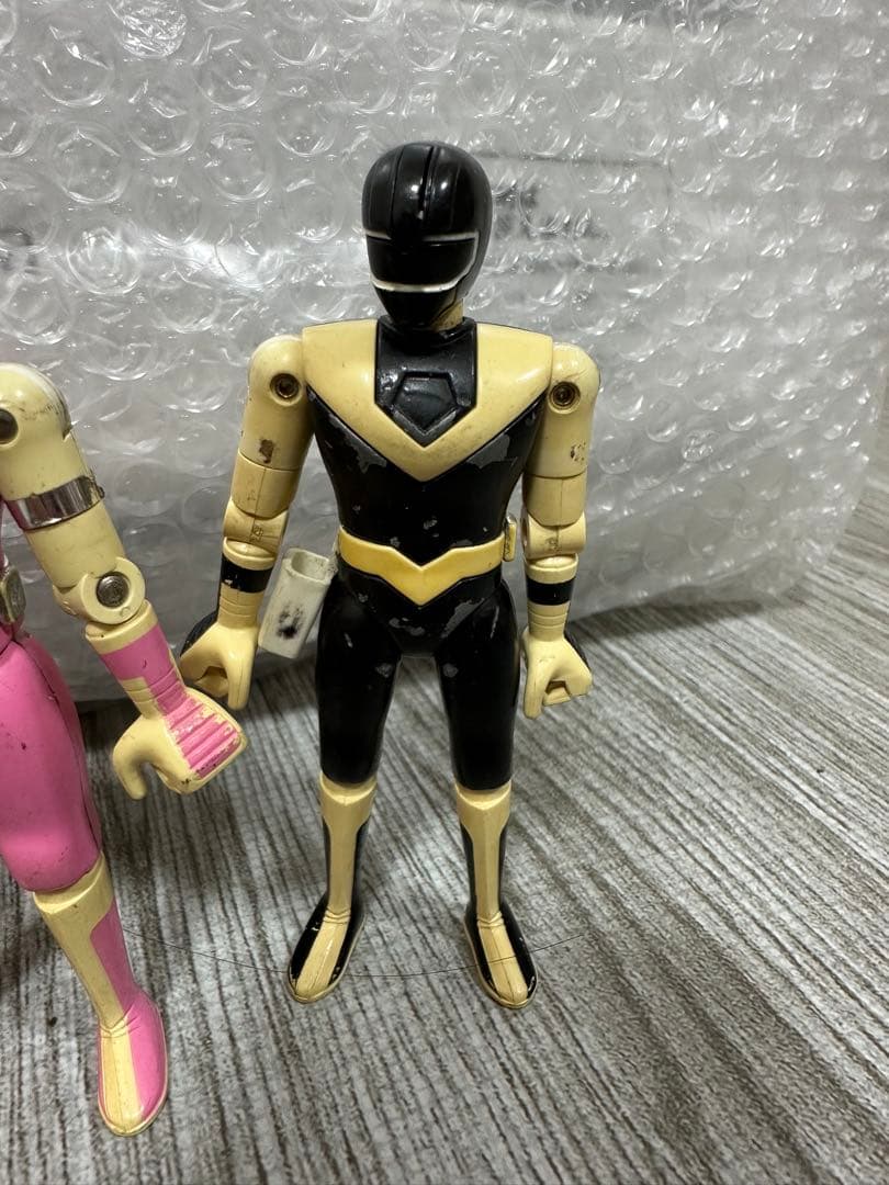 当時物】光戦隊 マスクマン ソフビ5体セット 【当時物】光戦隊