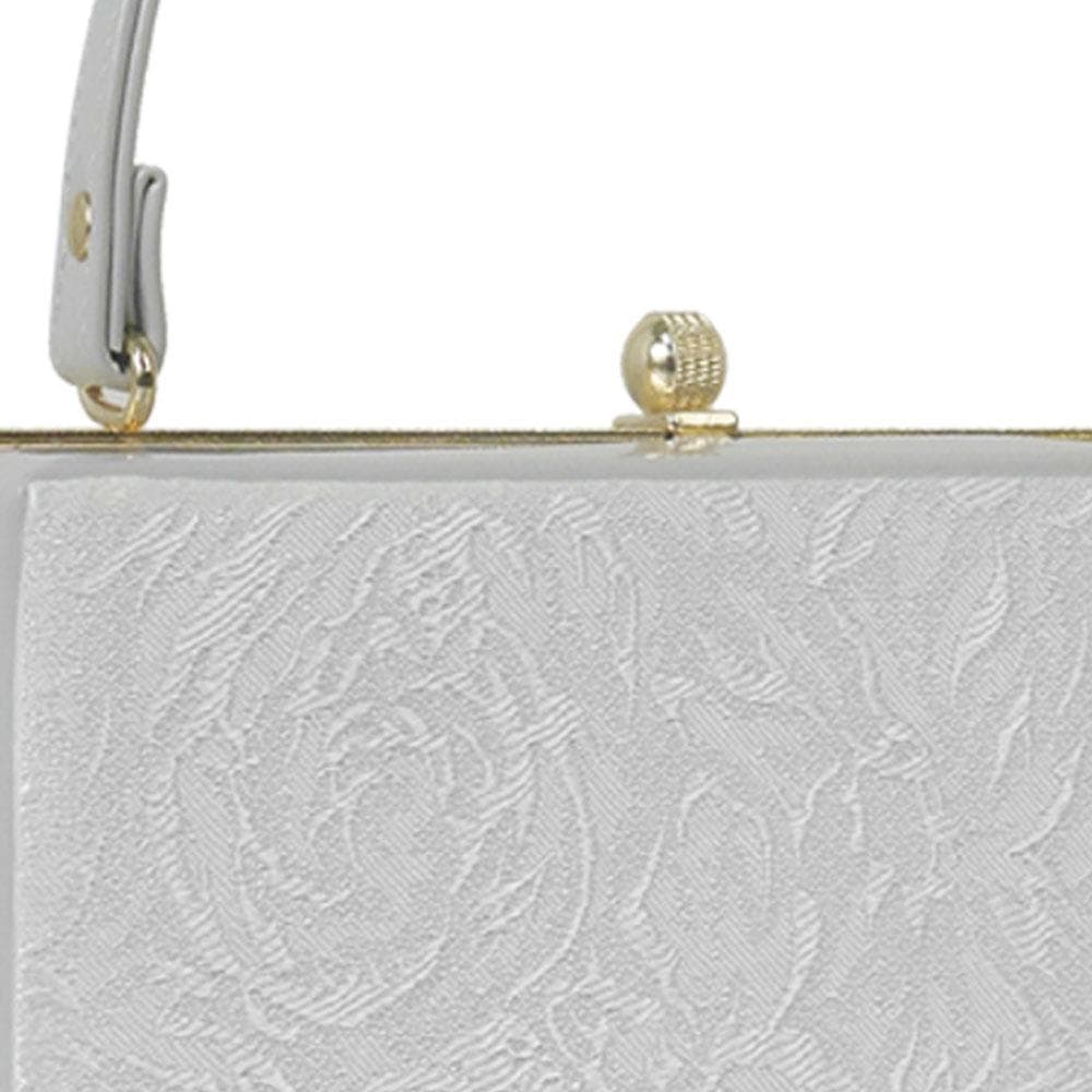 振袖用 草履バッグ セット 高級ジャガード 厚底 uzouri83-1