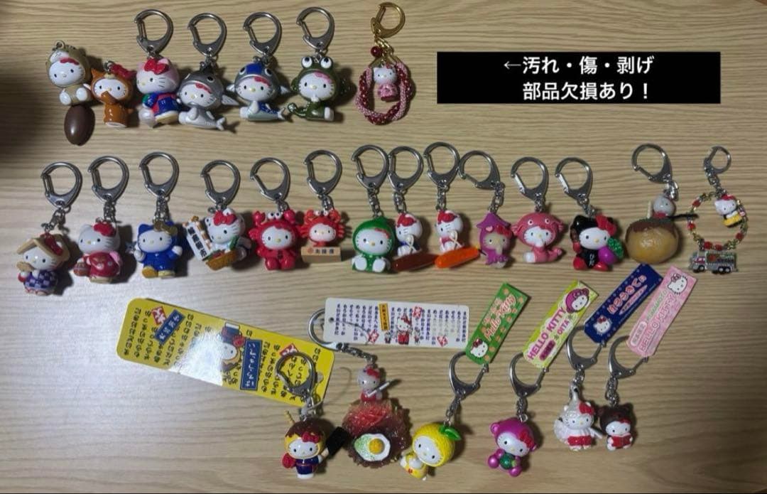 ご当地キティ キーホルダー ストラップ①