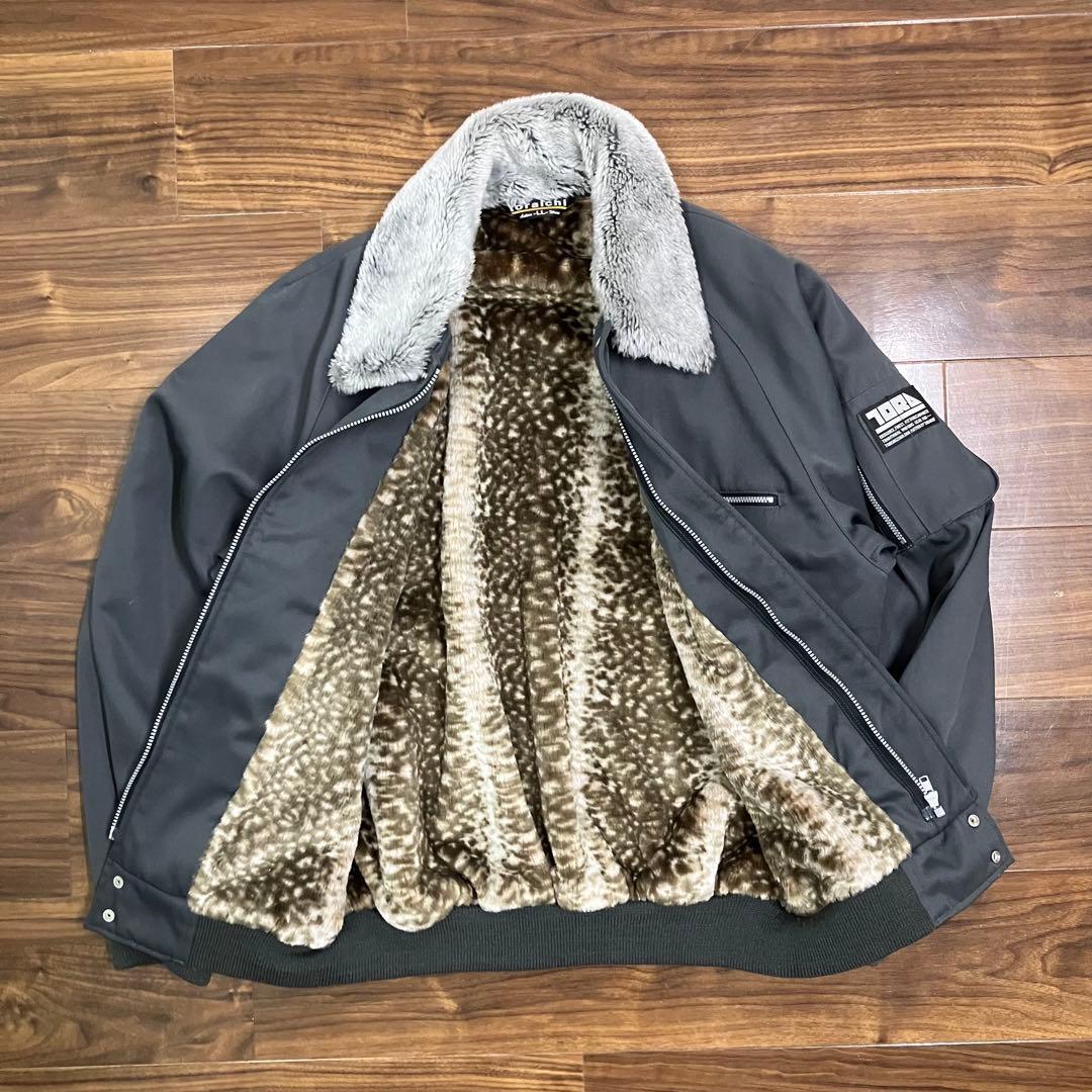 希少 廃盤 寅壱 ドカジャン アニマル ヒョウ柄 豹柄 トラ 動物