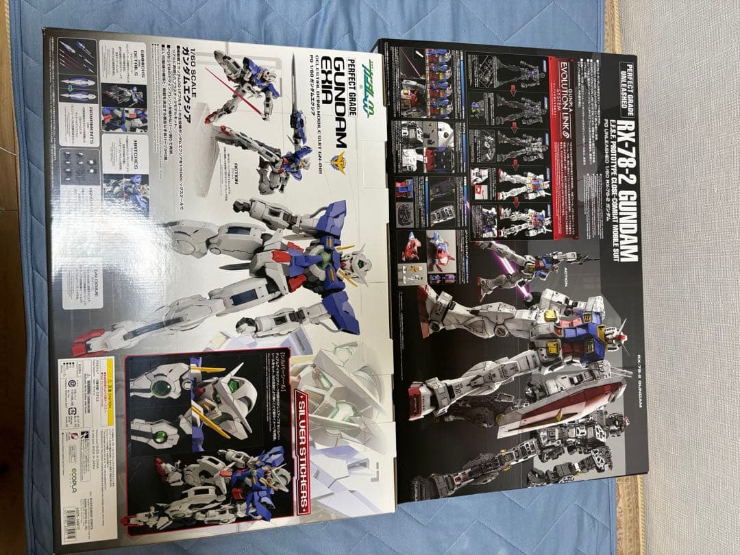 ガンプラPGU RX-78-2 ガンダム & PGガンダムエクシア セット