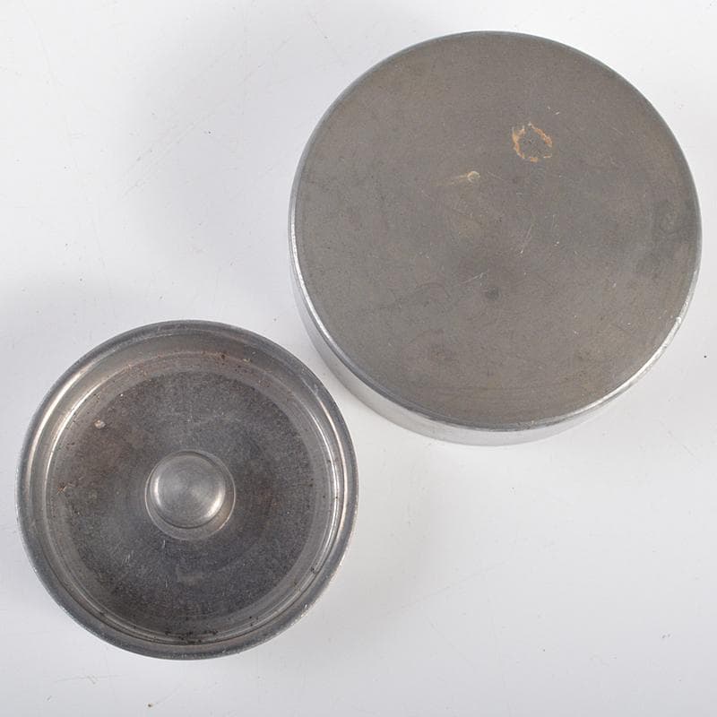 煎茶道具　古錫　乾茂號造　茶壷　茶心壷　約352ｇ　時代箱付　M　R5271