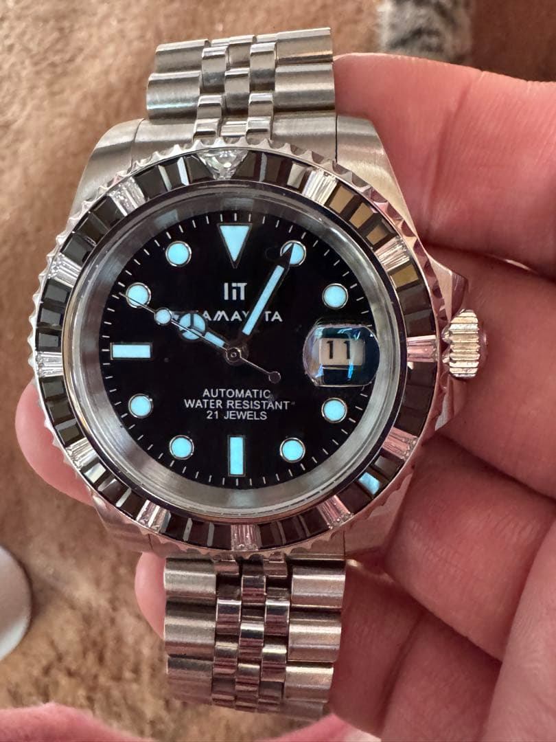 HAMAYOTA 自動巻き腕時計 21ジュエル