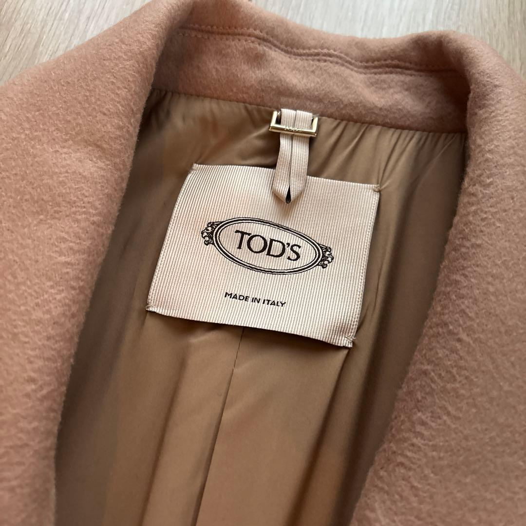 トッズ チェスターコート ベージュ キャメル 40 tod´s 新品