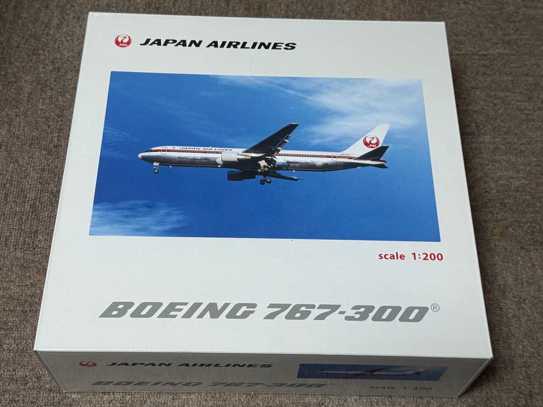 JALUX 1/200 JAL 旧鶴丸塗装　Boeing B767-300 1/200 B727-46 JAL 旧鶴丸塗装 EXPO'90 大阪 JA8326 [2081] JC