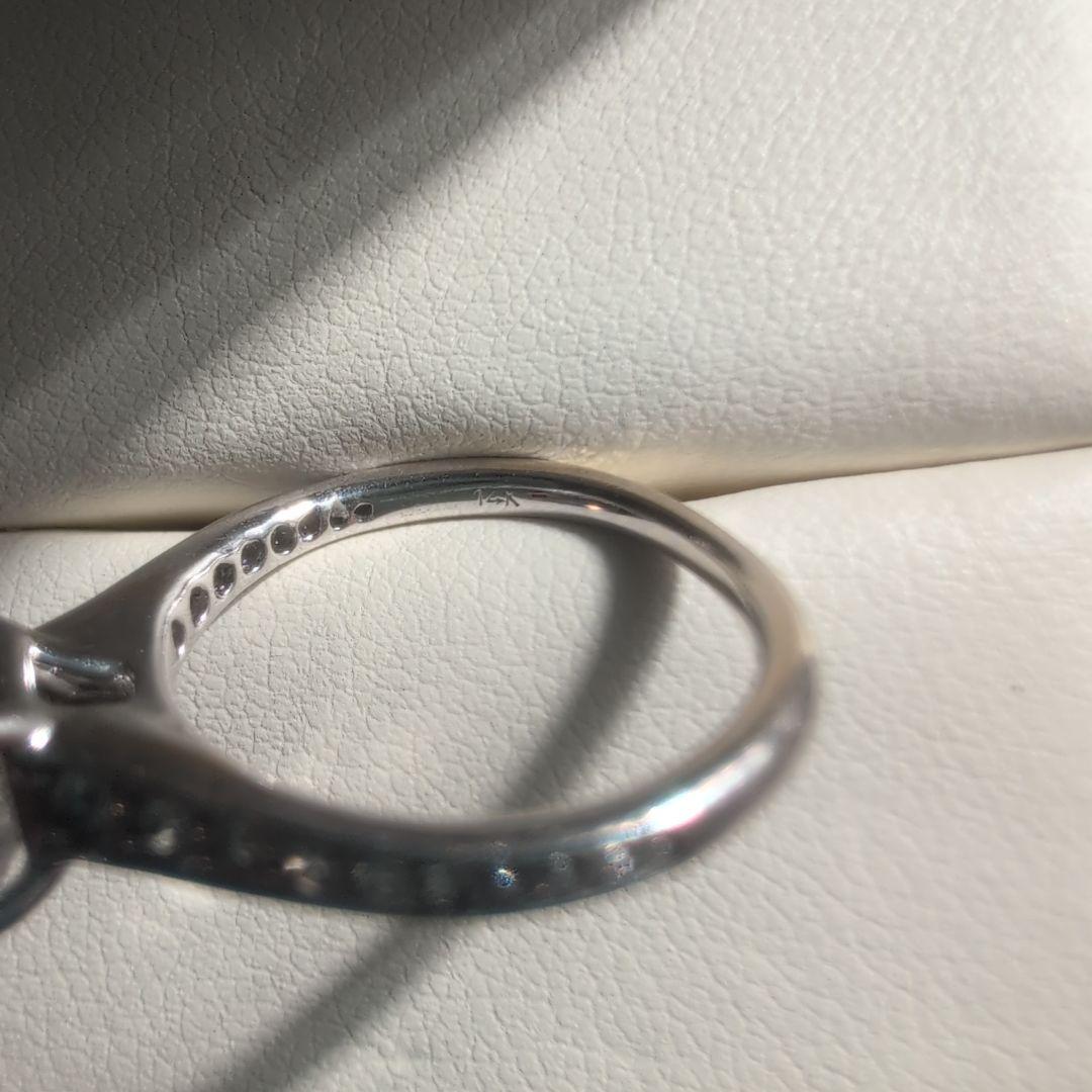 ダイヤモンドリング　婚約指輪　1ct 1/3　k14