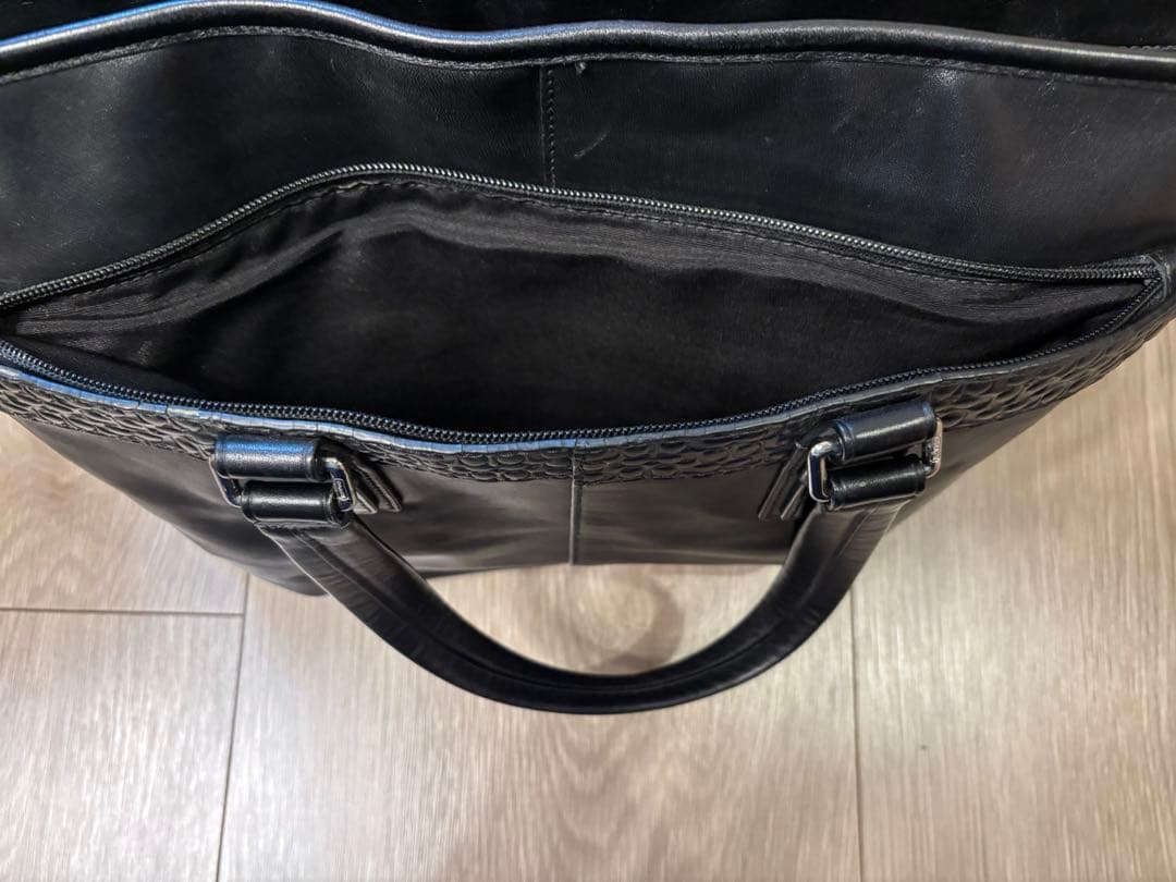 コーチ　COACH レザー ビジネスバッグ ブラック