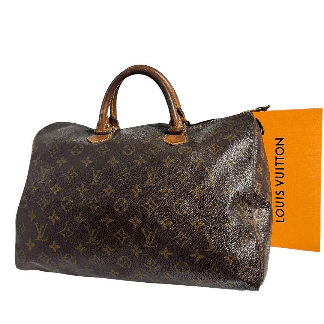 鑑定済 ルイヴィトン スピーディ35 モノグラム ハンドバッグ ボストン