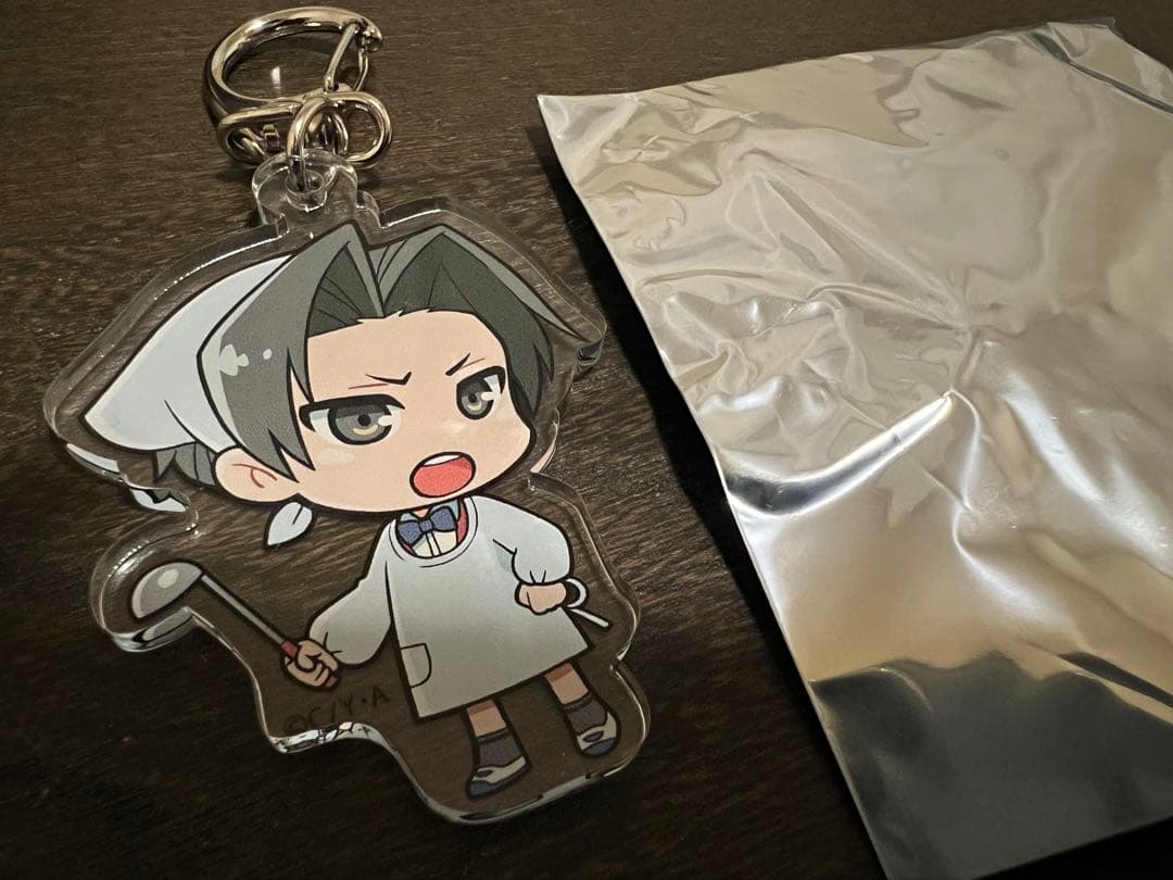御剣怜侍 幼少期 アクリルキーホルダー 逆転裁判 カプコン カフェ