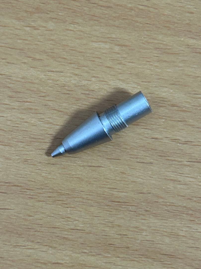 野原工芸 旧型 固定式口金 艶なしシルバー