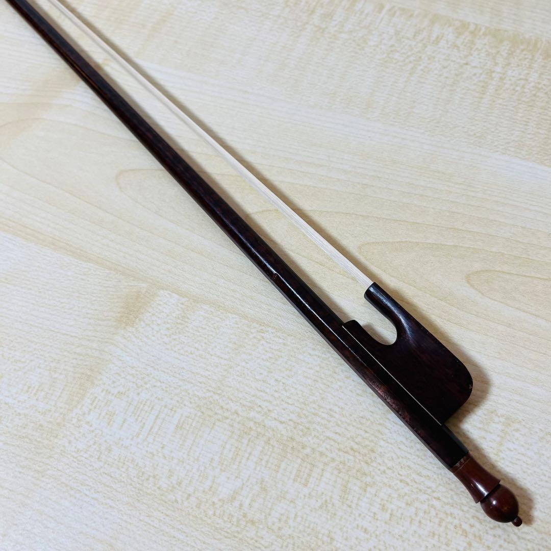 【希少品】バイオリン バロック弓　全長70㎝ 弦楽器 スネークウッド使用