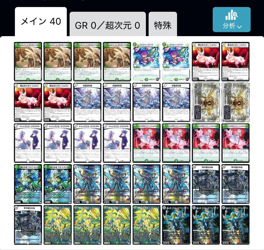 白緑ゼニス デッキ スリーブ付き - メルカリ