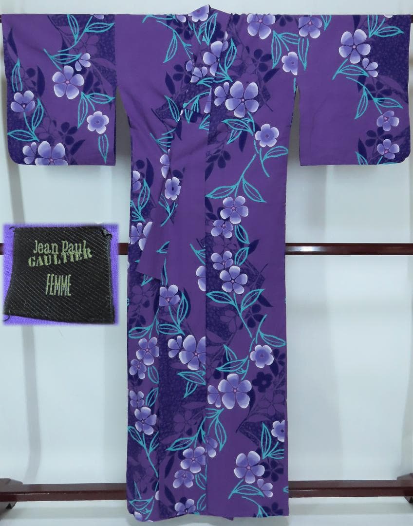 要事前確認　ジャンポール　ゴルチエ　女性用　浴衣　本染　注染　3215rym