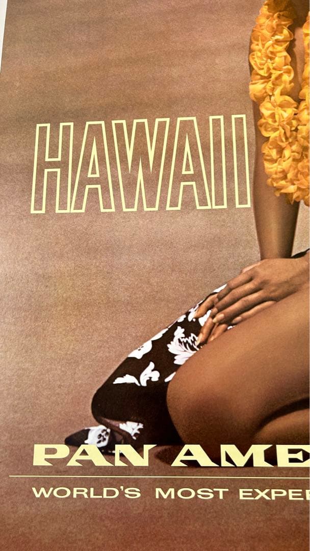 PanAm航空 ビンテージ オリジナルポスター 70年代
