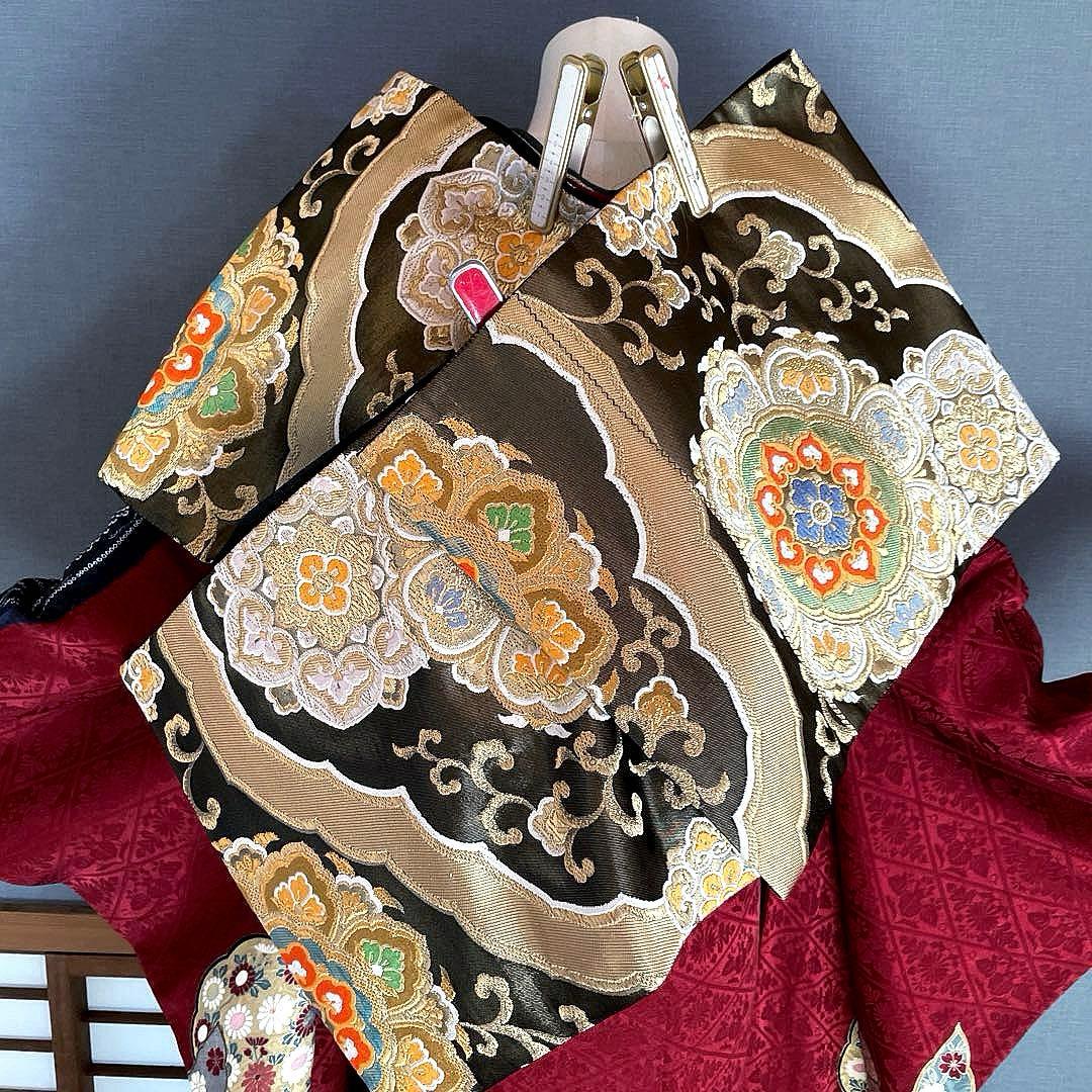 振袖フルセット 高身長 ➕サイズ 絞り 手刺繍 成人式振袖 振袖 裄丈70