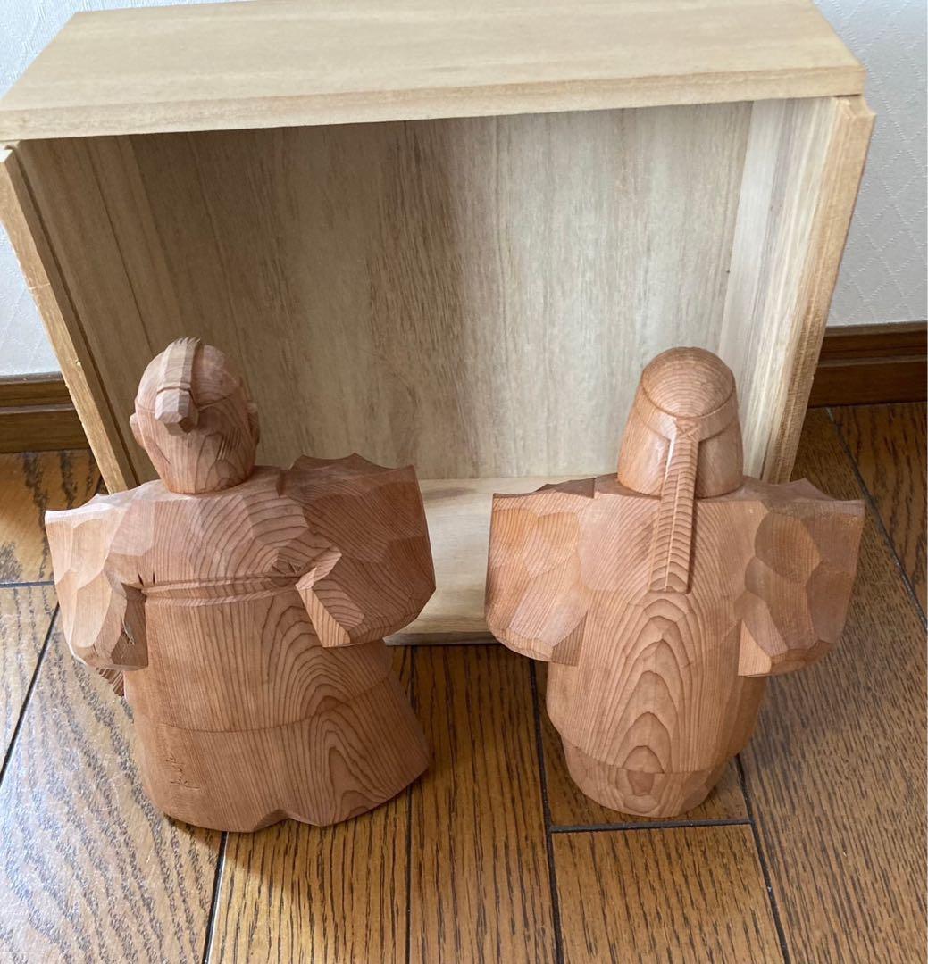 一刀彫 高砂人形