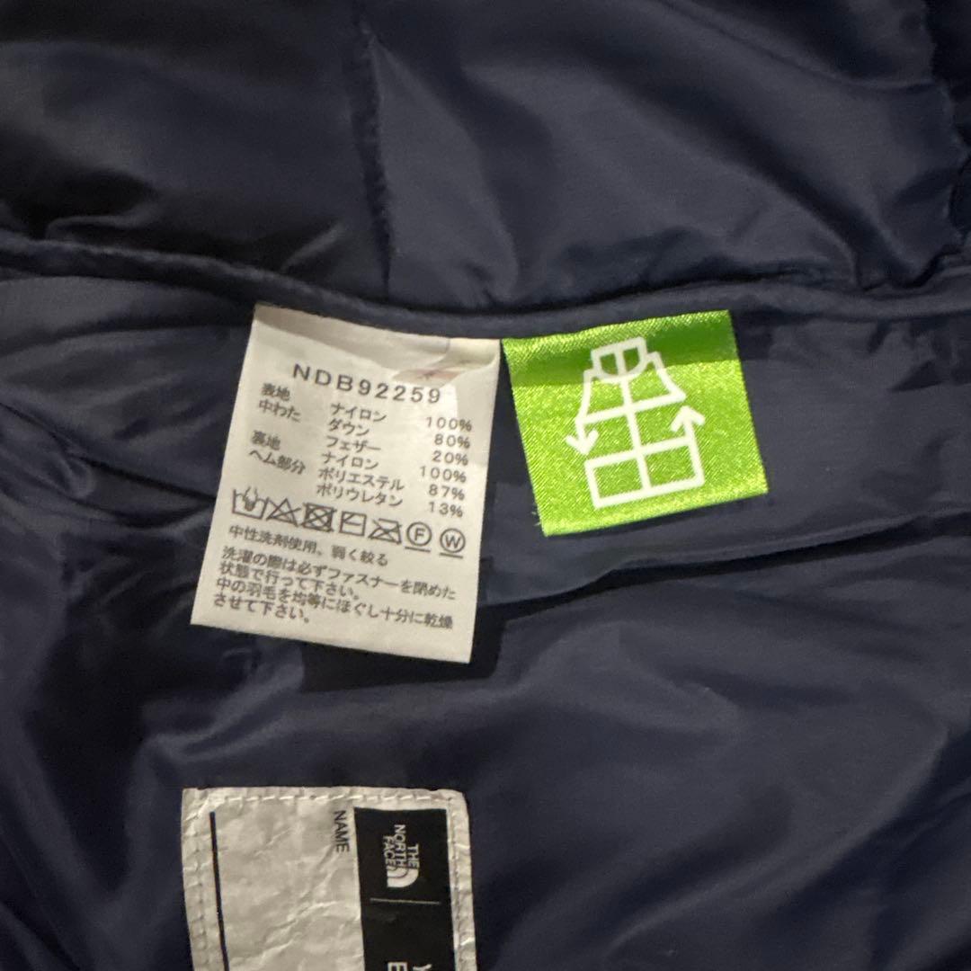 THE NORTH FACE フード付きダウンジャケット 90 ネイビー