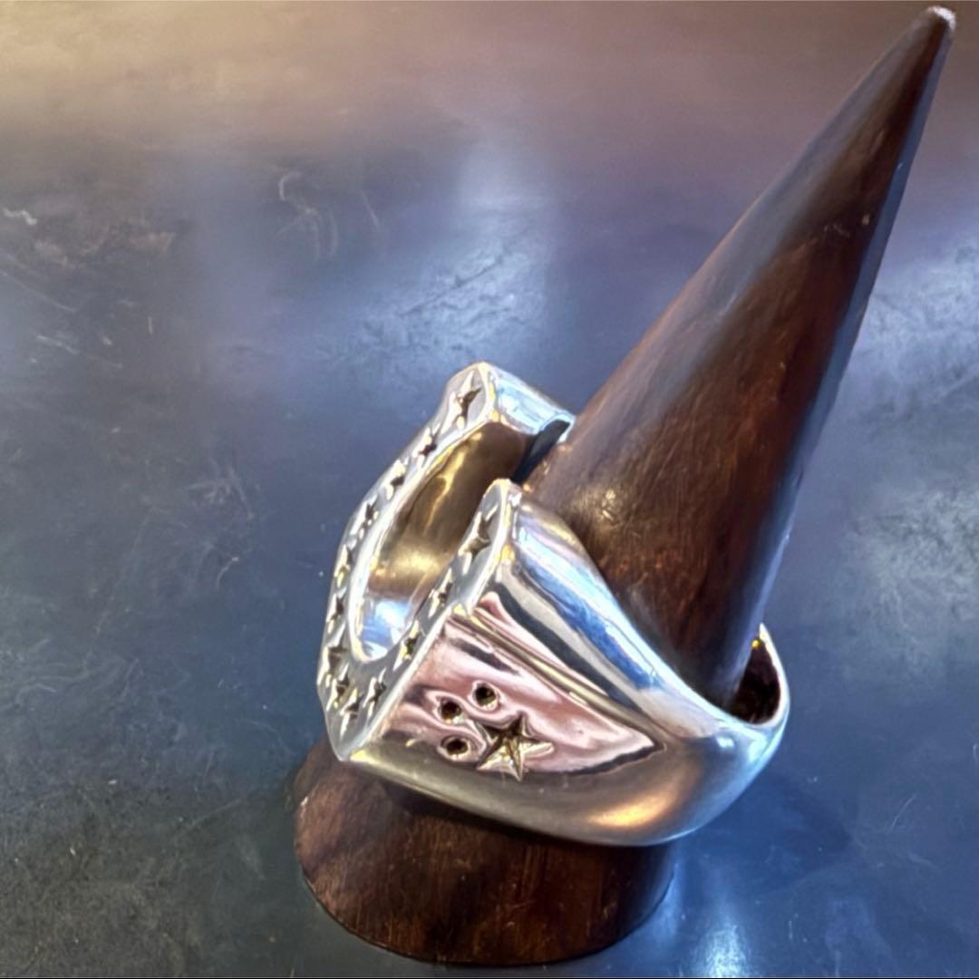 SILVER925 HORSESHOE DESIGN BIG RING/リング