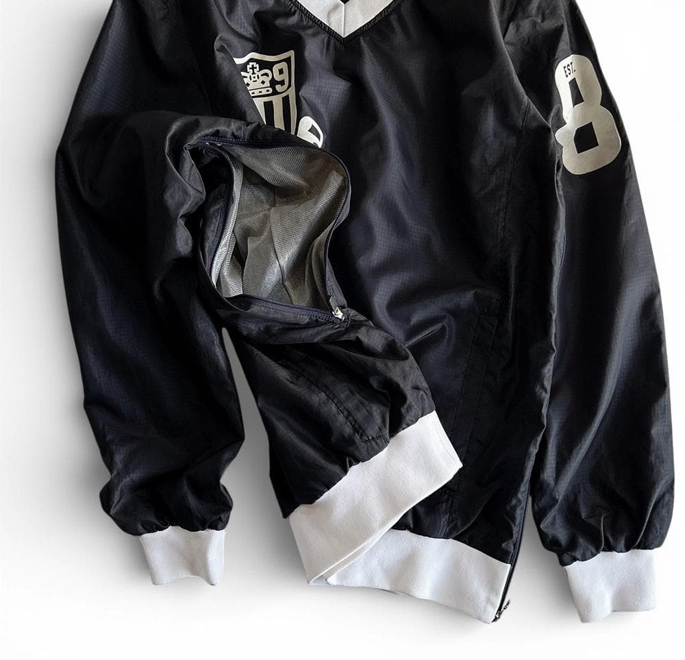 未使用級 パーリーゲイツ 蓄熱フィルム裏地付き スニードジャックジャケット紺