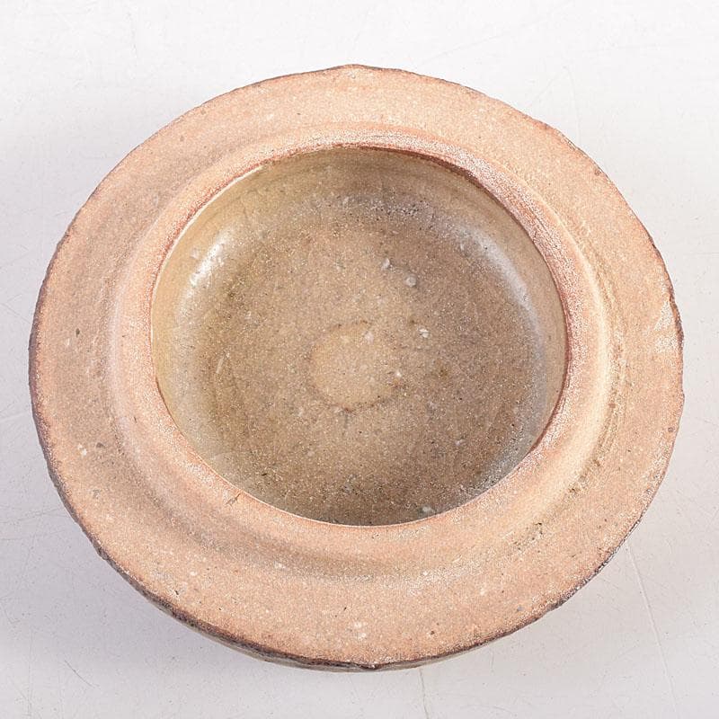 茶道具 木村盛伸作 灰釉 香合 共布共箱 V 8318