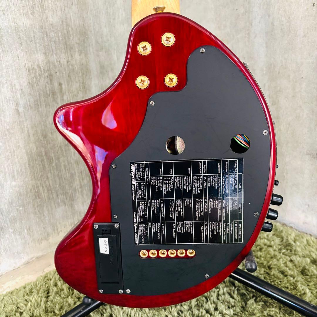 FERNANDES DIGI-ZO HYPER ワインレッド 動作良好