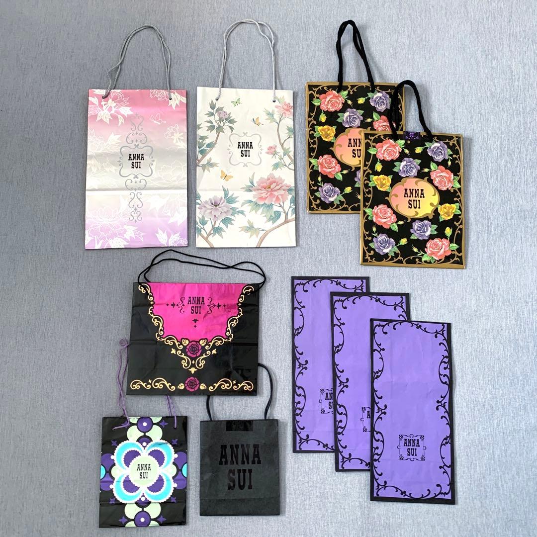 ANNA SUI ショッパー まとめ売り 10点セット コスメ 紙袋 アナスイ