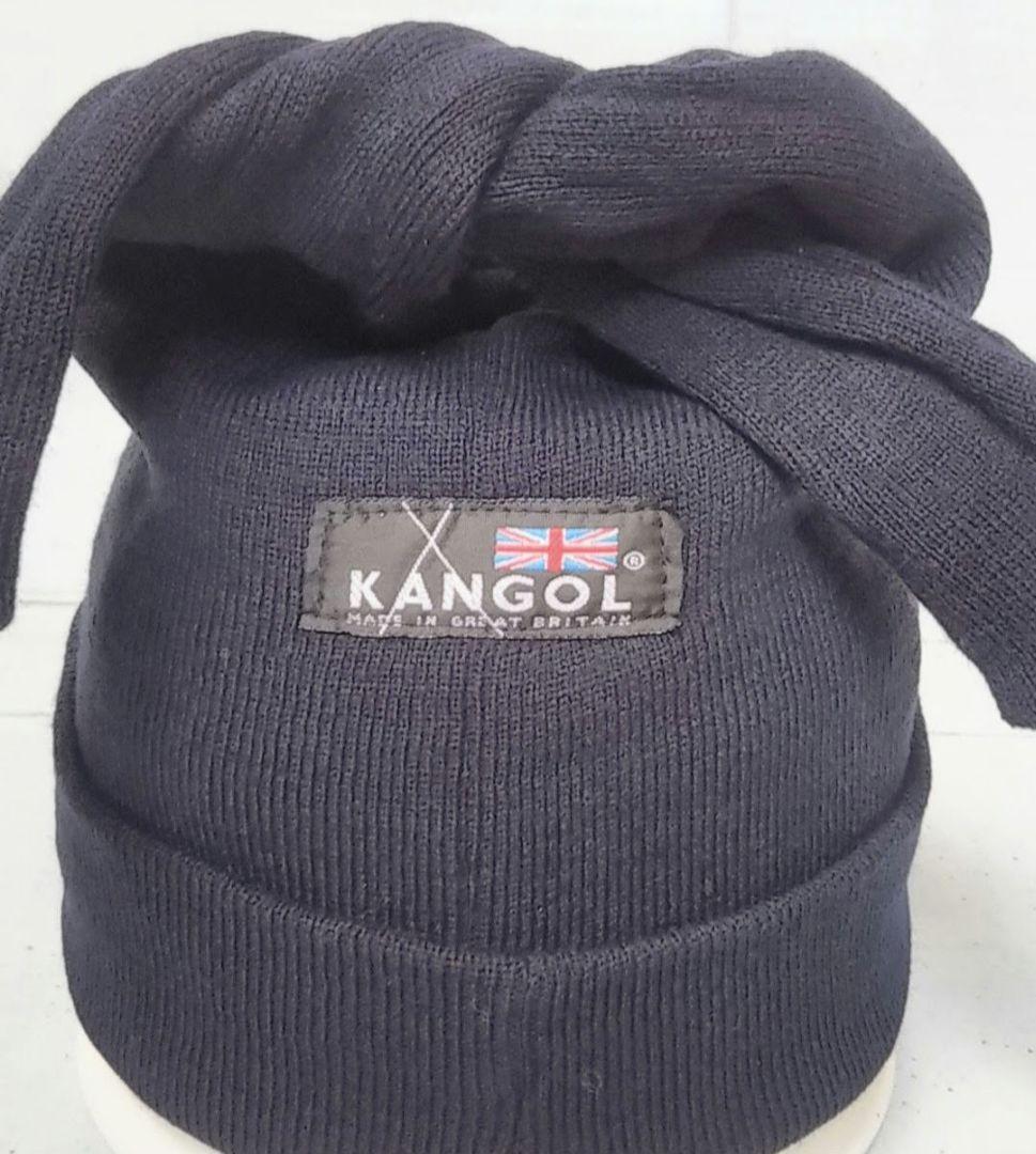 希少90's】KANGOL カンゴール うさぎ耳 ニット帽 (イギリス製)