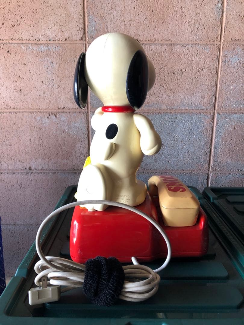 スヌーピー 昭和レトロ 電話機 インテリア TOMY スヌーピー 昭和レトロ