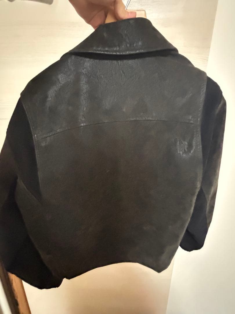 ジャケット・アウター COOR MIXED SUEDE PIPING JUMPER