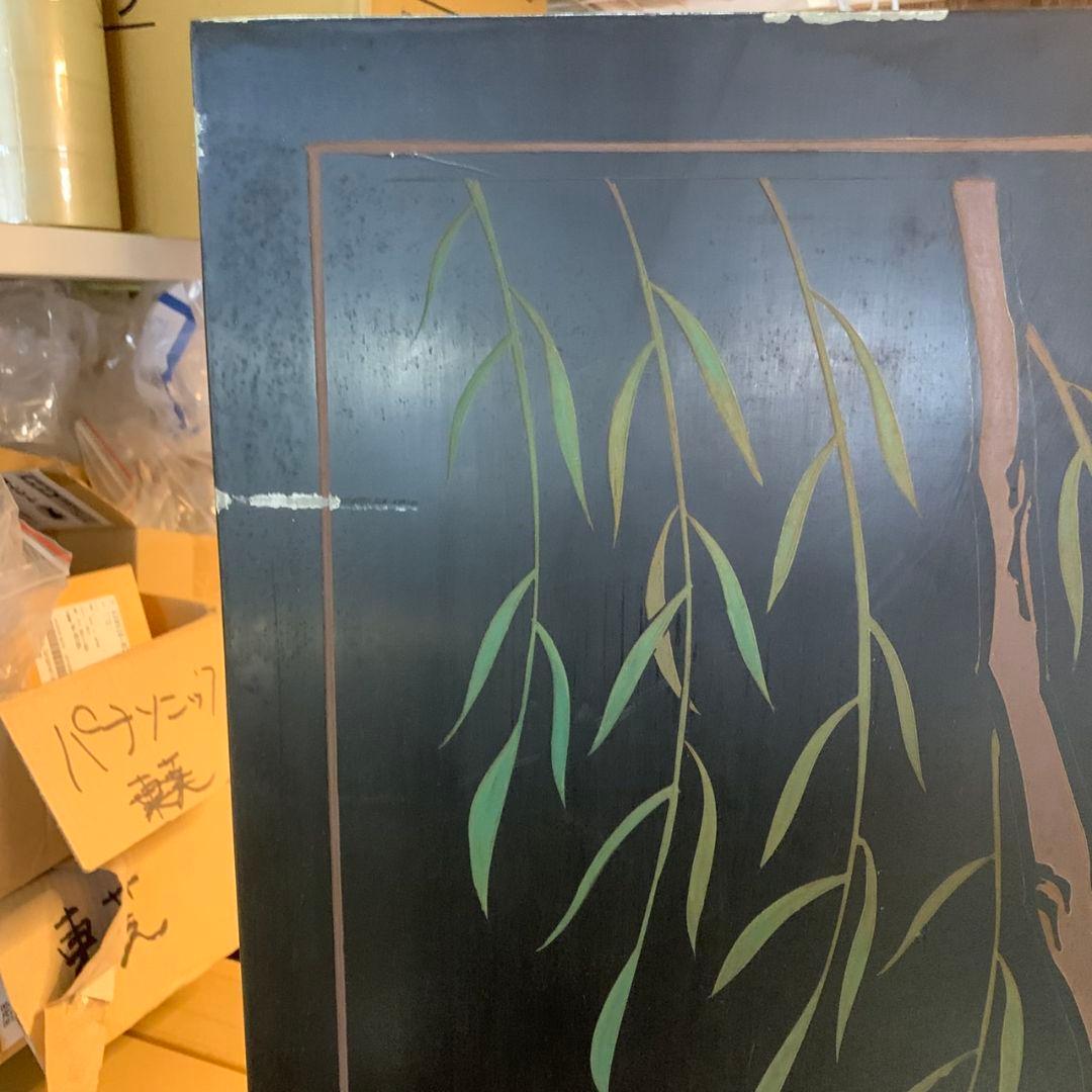 H923 金花屏風 衝立 間仕切り 6連 両面 2WAY