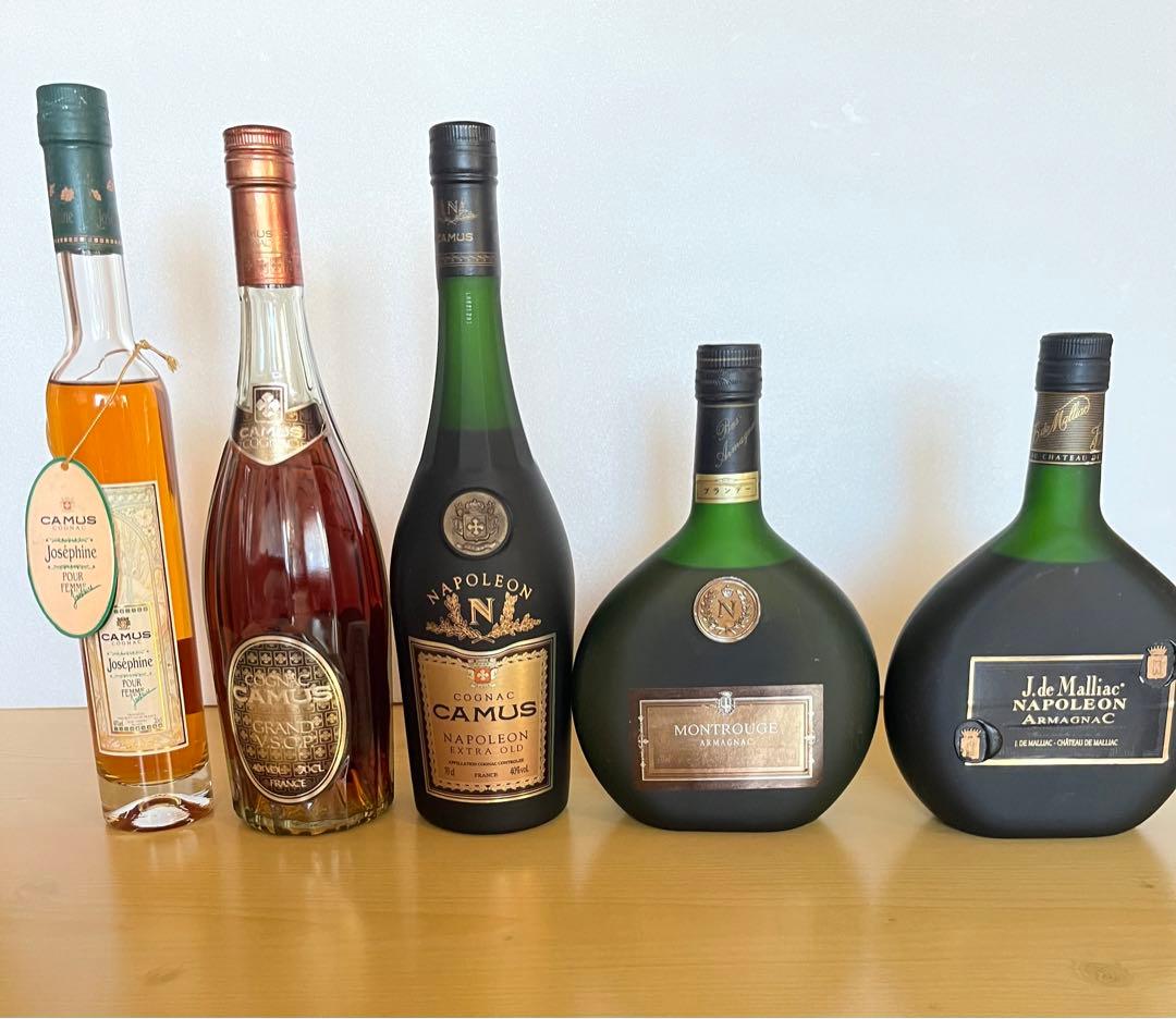古酒 ナポレオン ブランデー 5本まとめ売り 未開栓の通販はau PAY