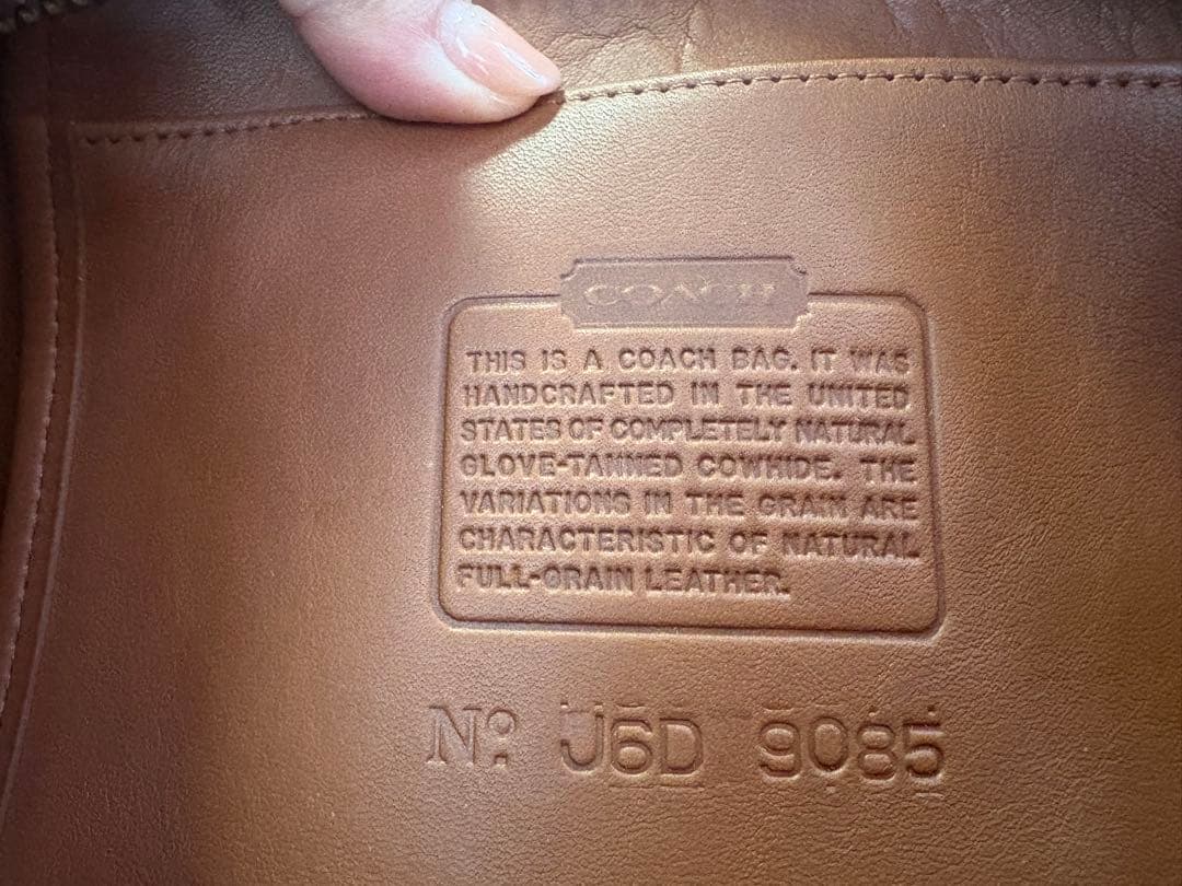 オールドCOACHバケツバッグ