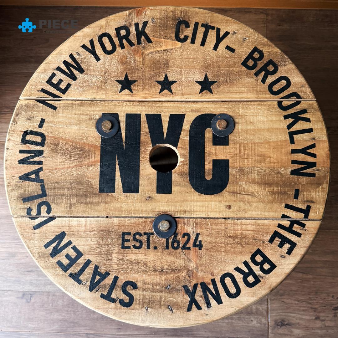ケーブルドラム 電線ドラム テーブル アメリカン NYC-A 【受注製作】