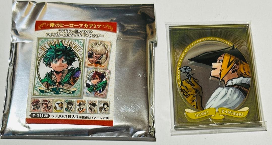 ヒロアカ パブミラー風アクリルステッカー ファンタジー 上鳴 ジャン