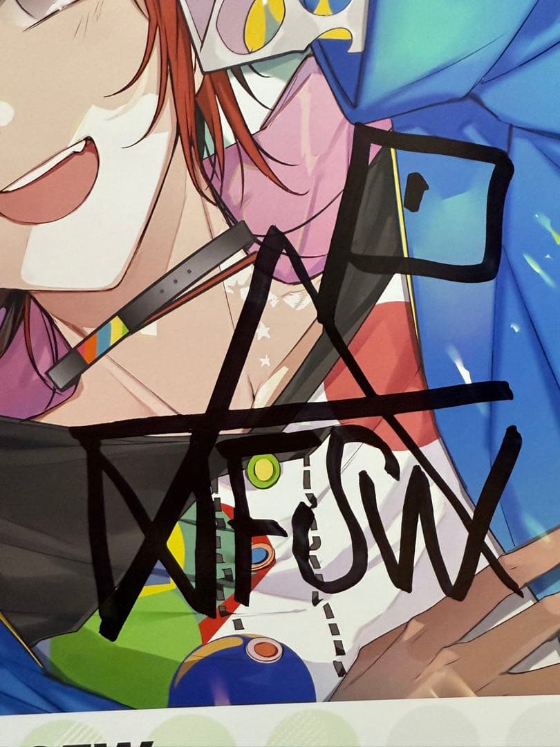 ディアヴォーカリスト ディアヴォ エーダッシュ 直筆サインポスター