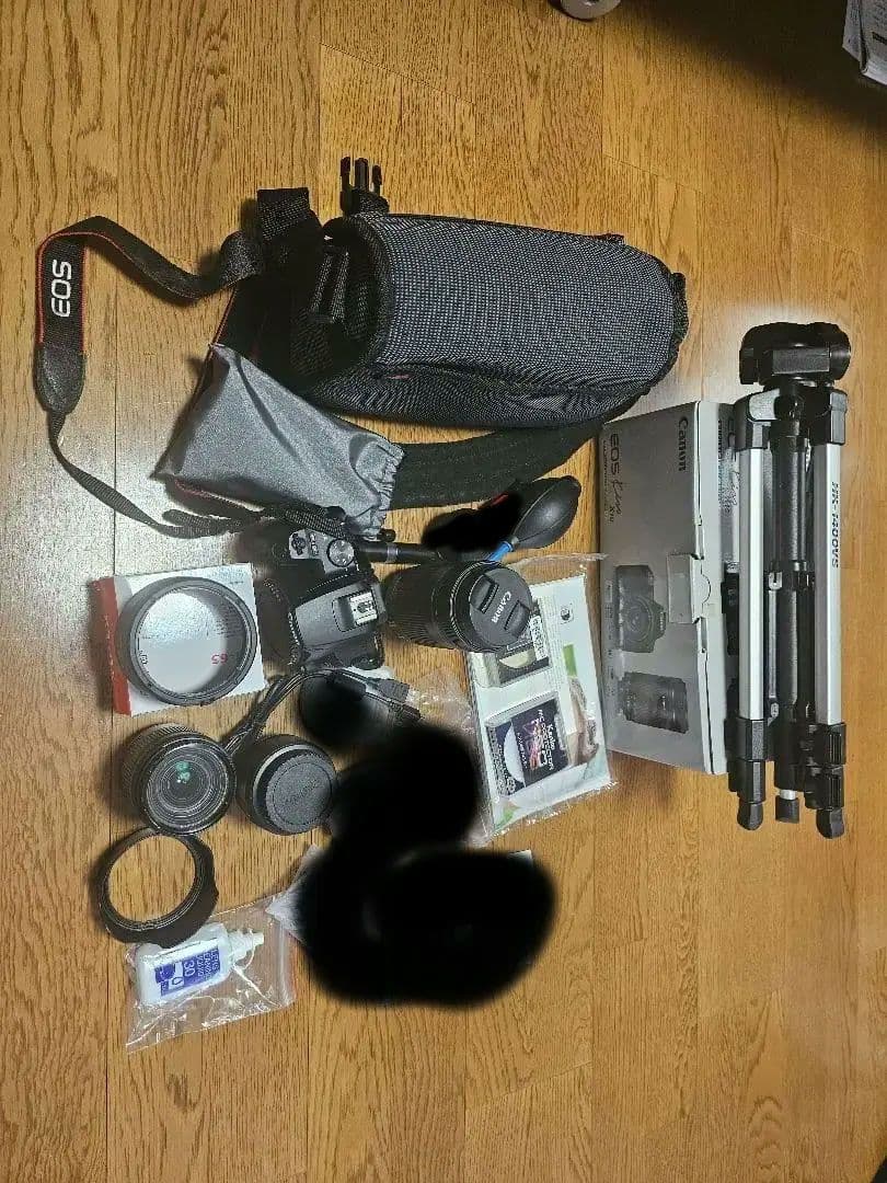 Canon EOS kiss X10 ダブルズームレンズキット　単焦点レンズ EOS DIGITAL キヤノン デジタル一眼レフカメラ Kiss X10 ダブルズーム