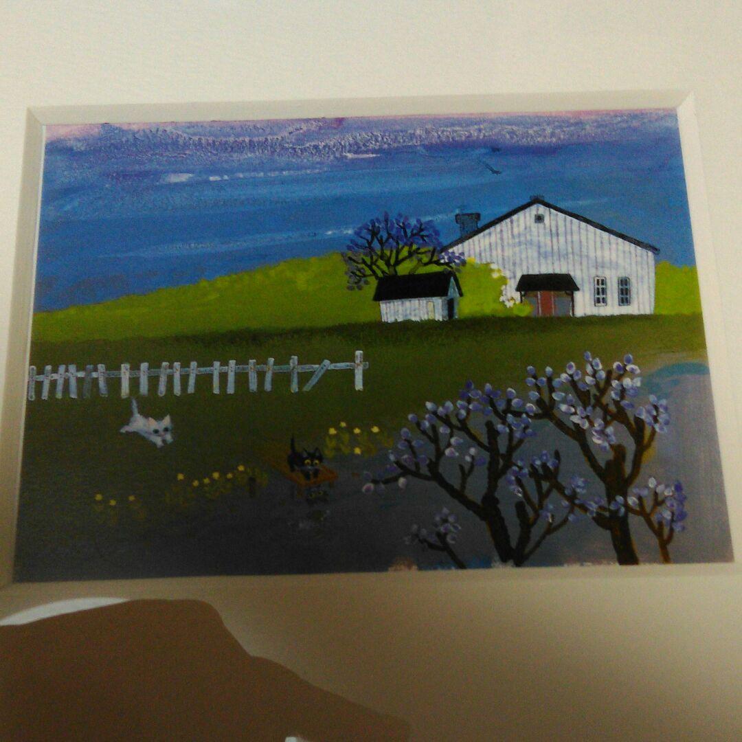 ❤猫好き(❁ᴗ͈ˬᴗ͈)　絵画　270×220