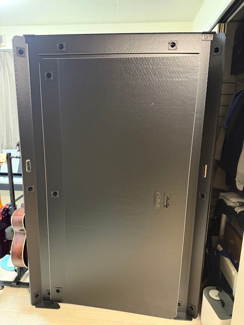 オリコン 軽量薄型 折りたたみコンテナ ケース 9個 ブラック