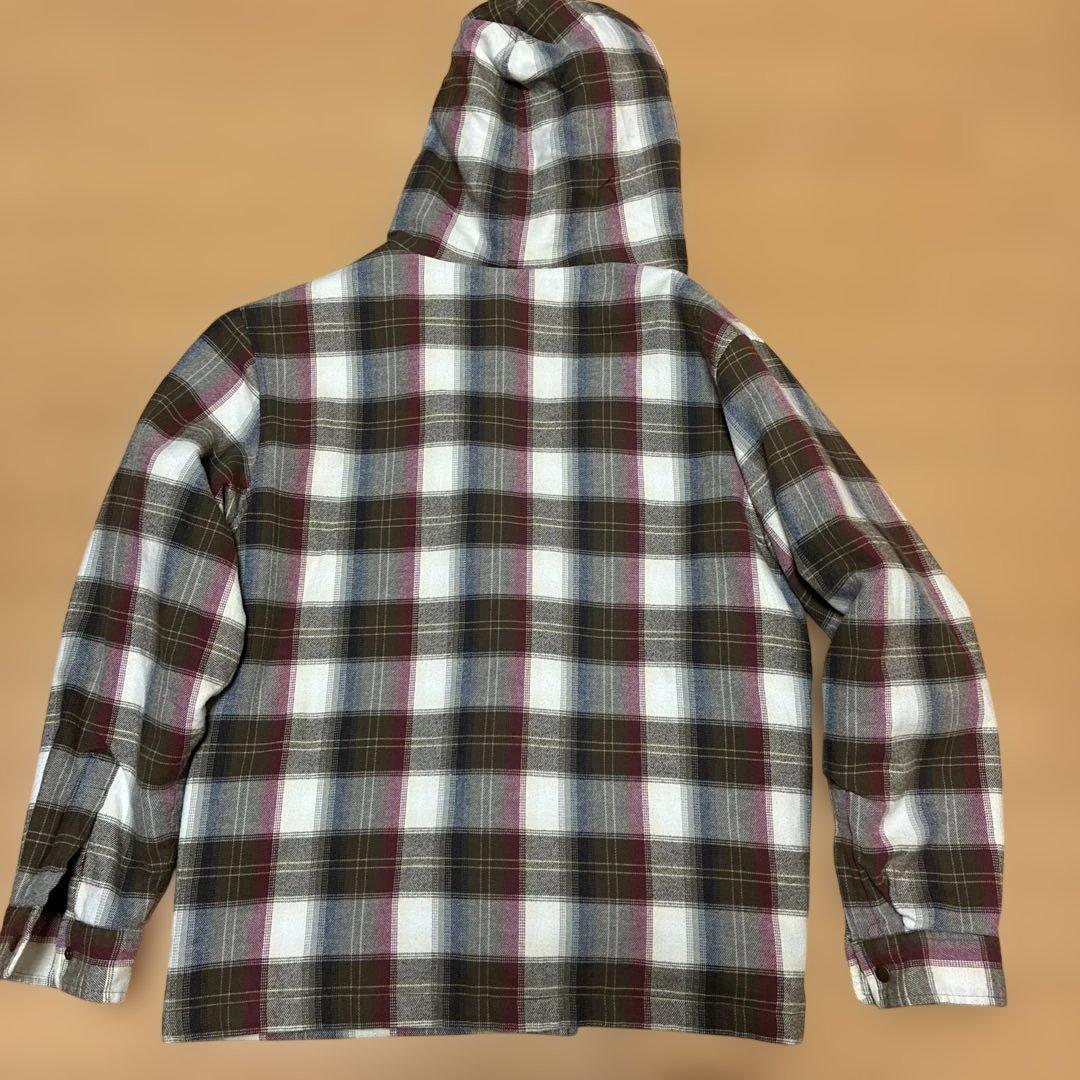 ジャケット・アウター supreme 19AW Quilted Hooded Plaid Shirt
