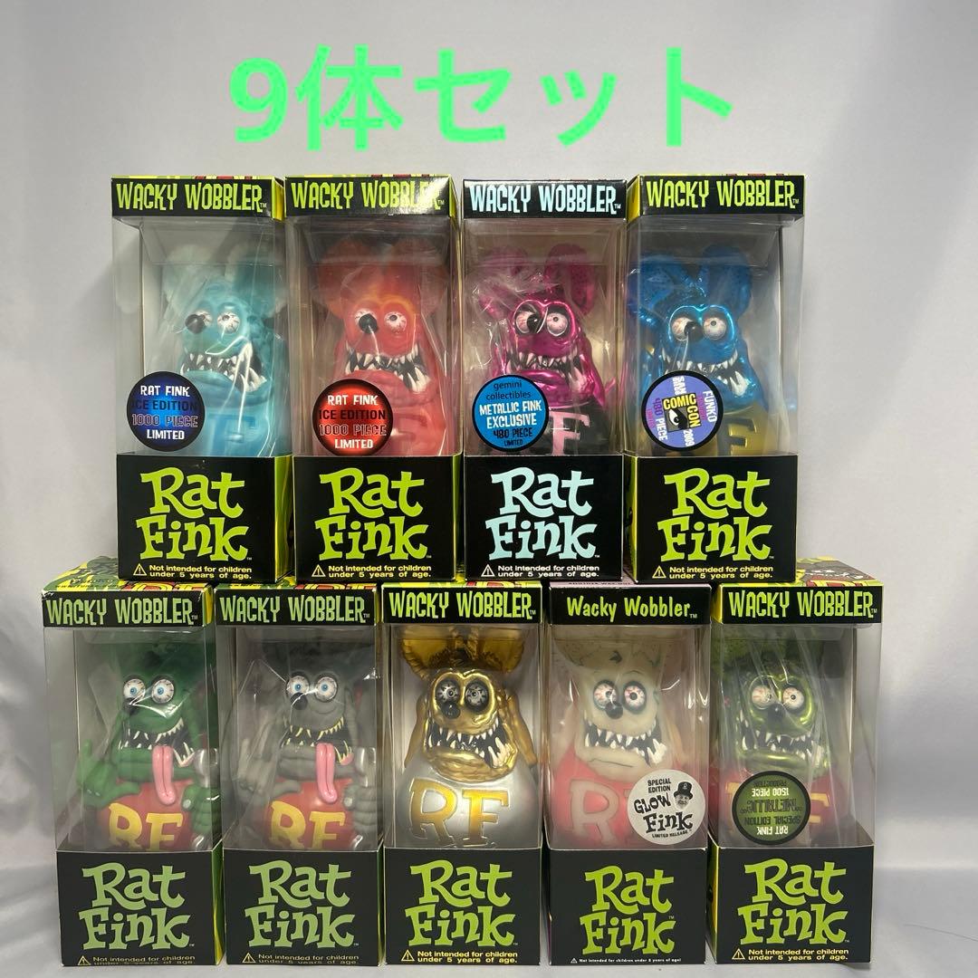 ラットフィンクRATFINK ボビングヘッド フィギュア 9体セット