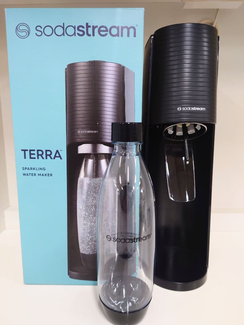 未使用品】SodaStream TERRA ブラック 炭酸水メーカー - メルカリ