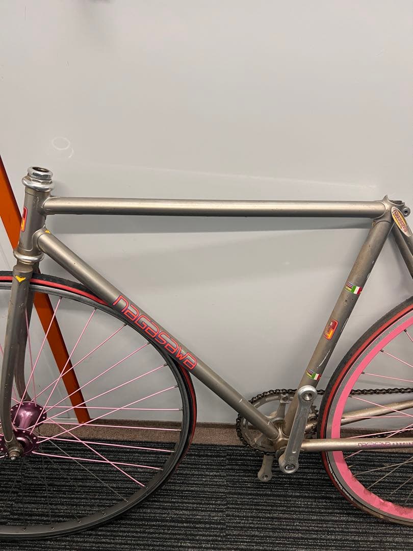 ［引き取り希望］Nagasawa シングルスピード　フレームと前後ホイールセット