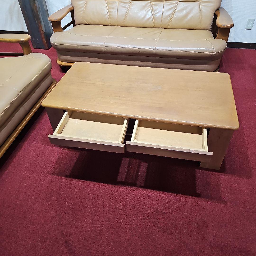 SET NITORI レトロ ベージュ ソファセット