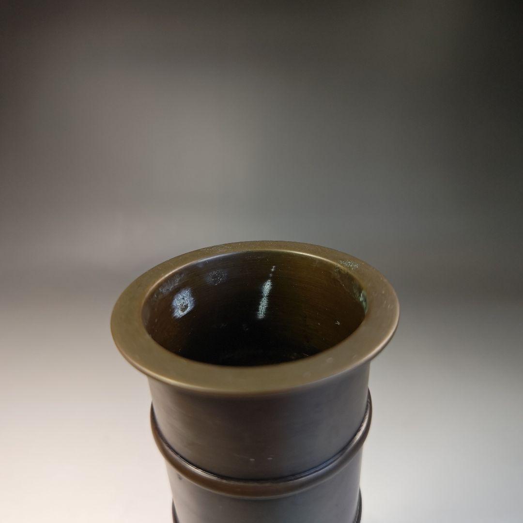 イ527 皆具『鋳師 金森浄栄』『唐銅 皆具 共箱』水