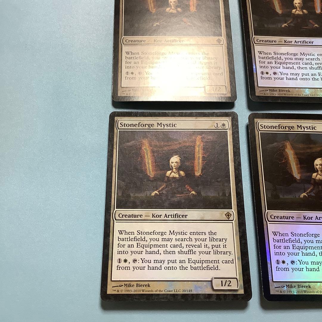 石鍛冶の神秘家/Stoneforge Mystic WWK英語foil4枚セット
