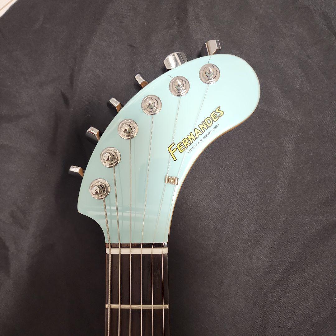 FERNANDES ZO-3 エレキギター 水色 スピーカー内蔵