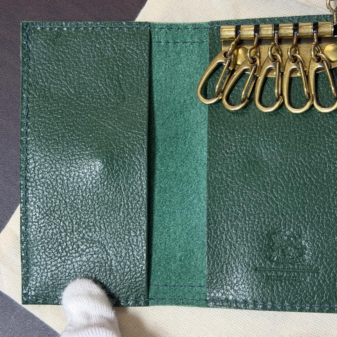 新品未使用】イルビゾンテ 6連 キーケース グリーン - メルカリ