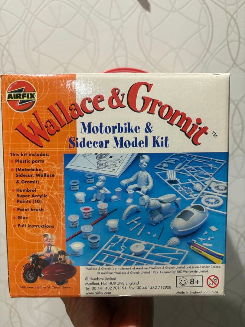 Wallace &Gromitシリーズ(モーターバイク&サイドカー)のプラモデル