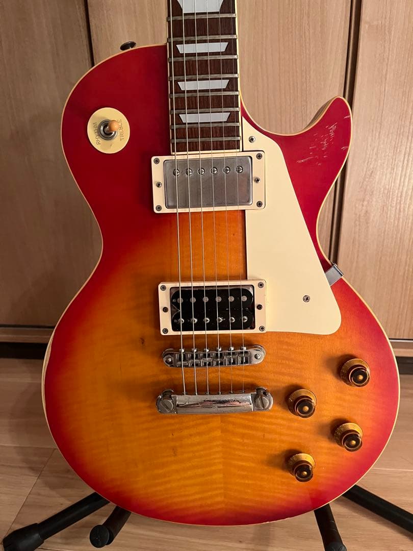 Fresher レスポールタイプ チェリーサンバースト ケース付